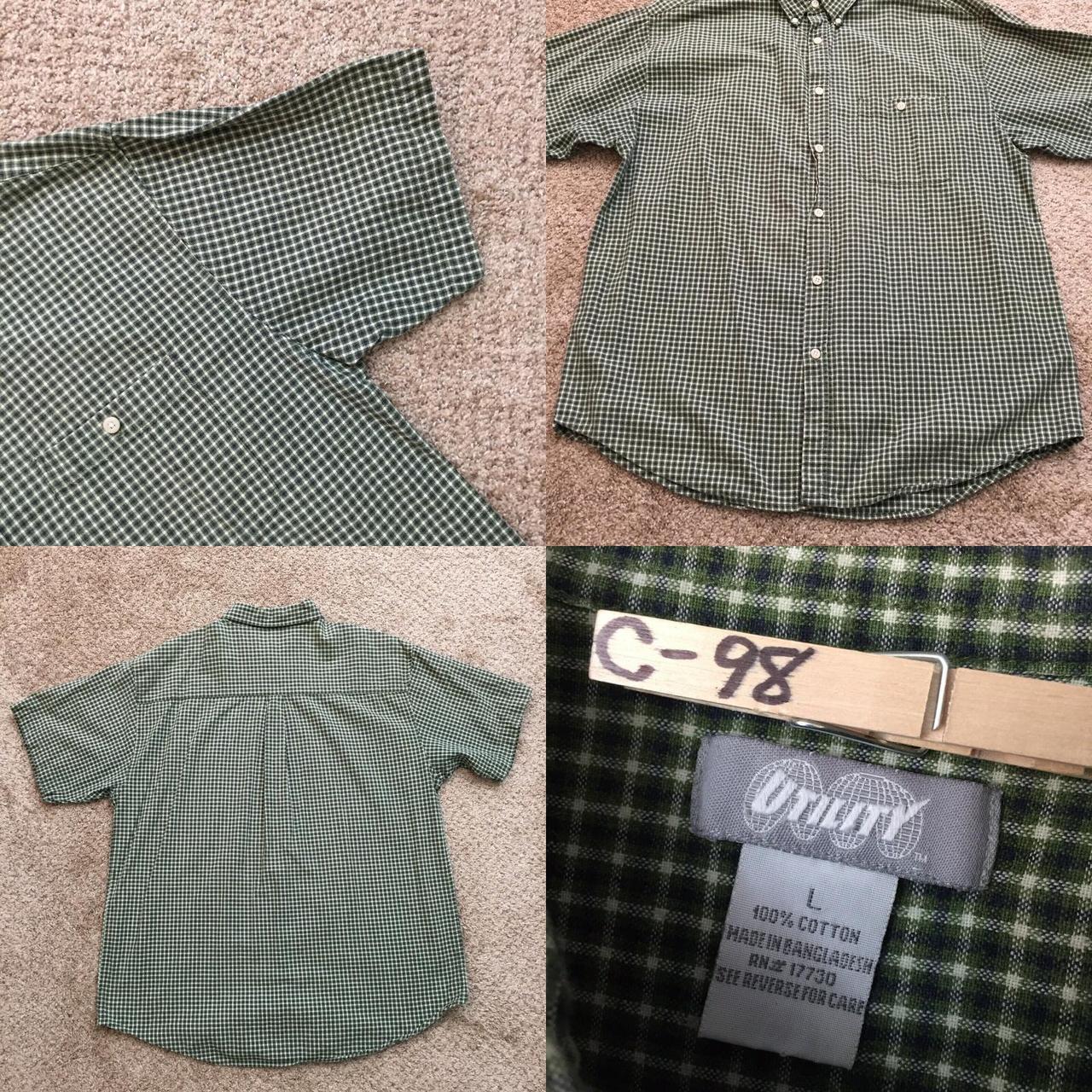 Product Image 4 - Utility Mens Large Green/White Check