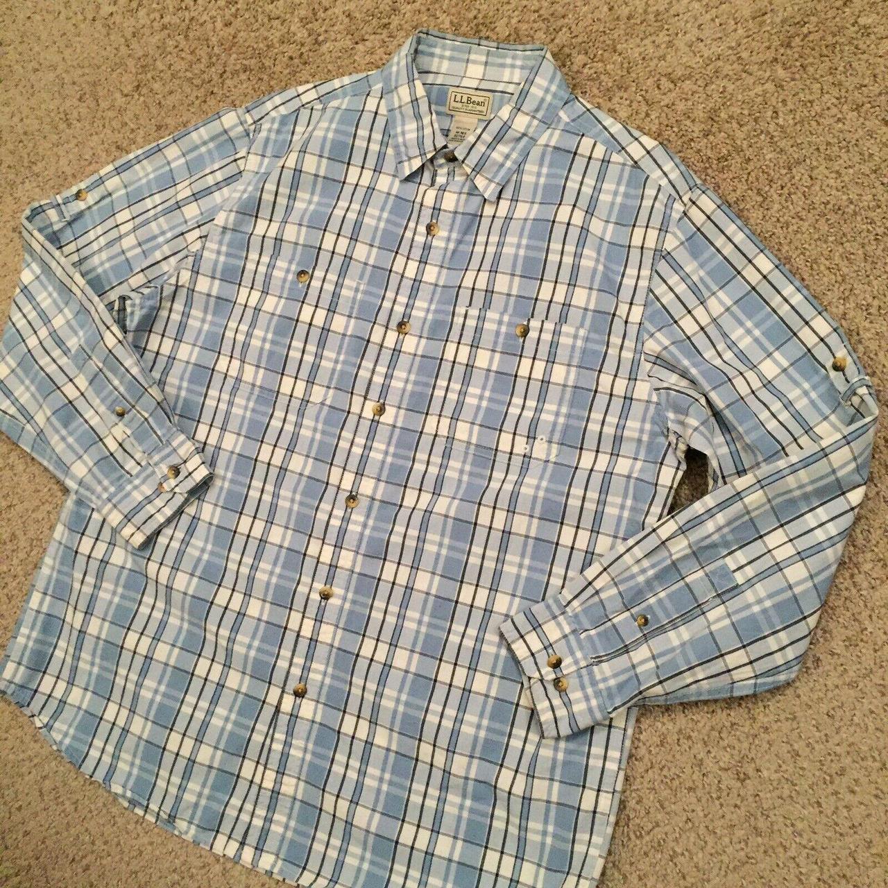 L.L.Bean Men's Blue Sweatshirt | Depop