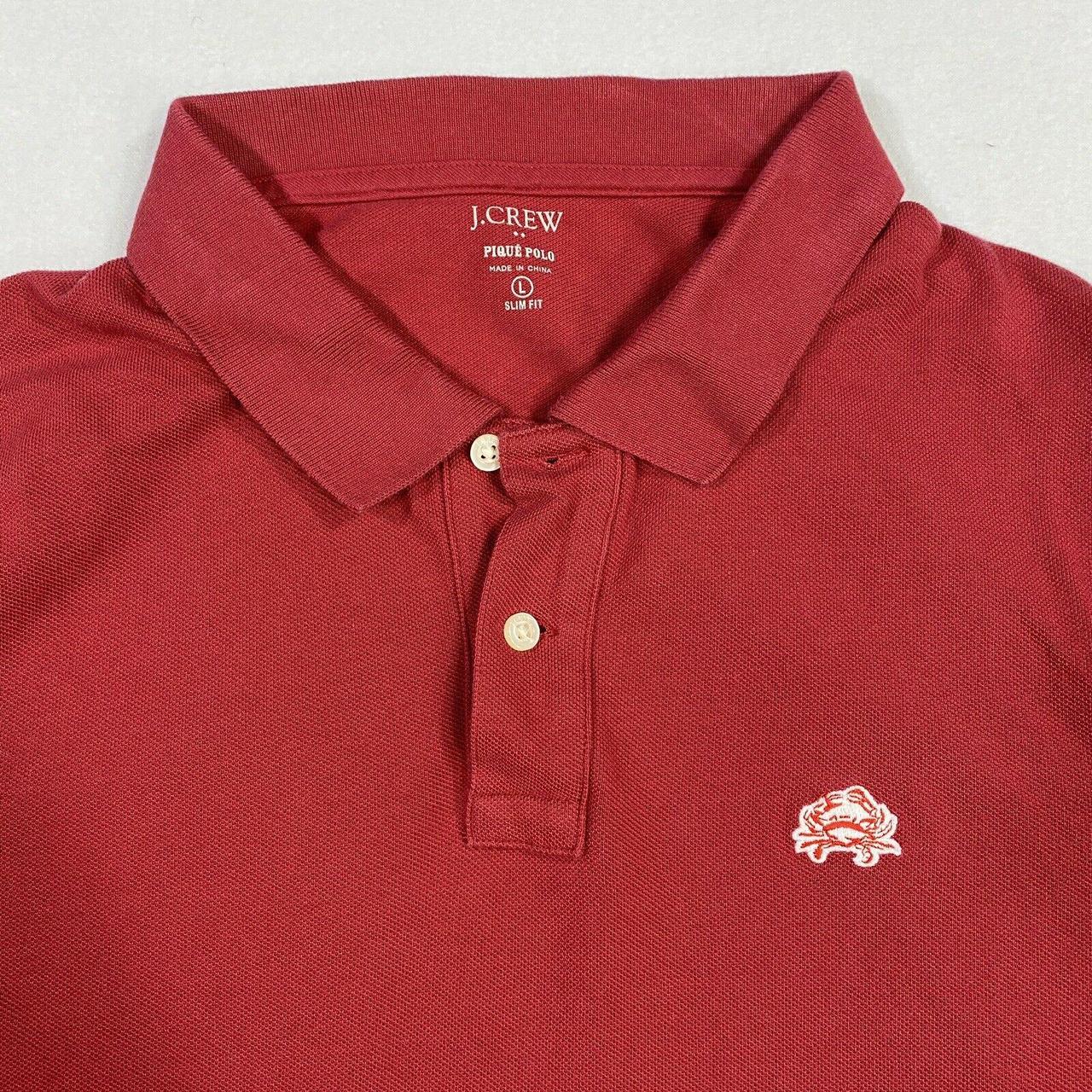 j crew pique polo slim fit