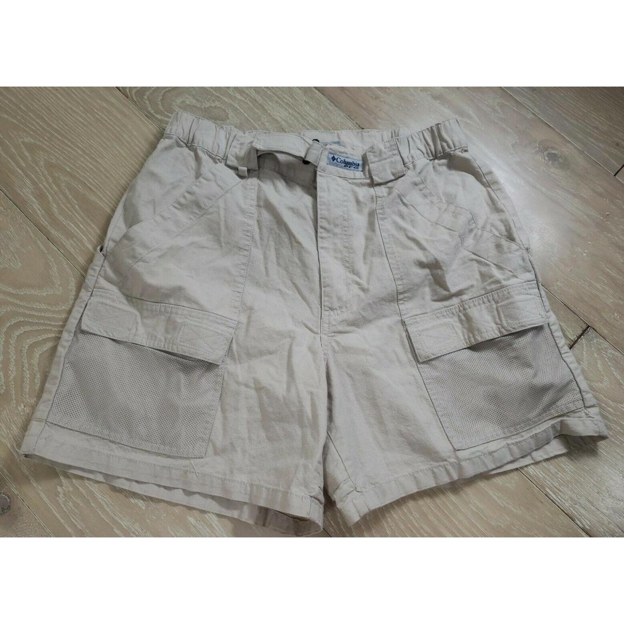 columbia pfg khaki shorts