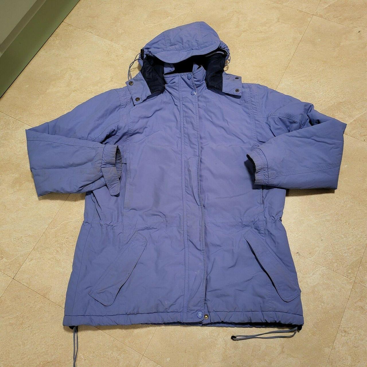 LL Bean Womens Ski Parka Hooded Jacket Winter Coat... Depop