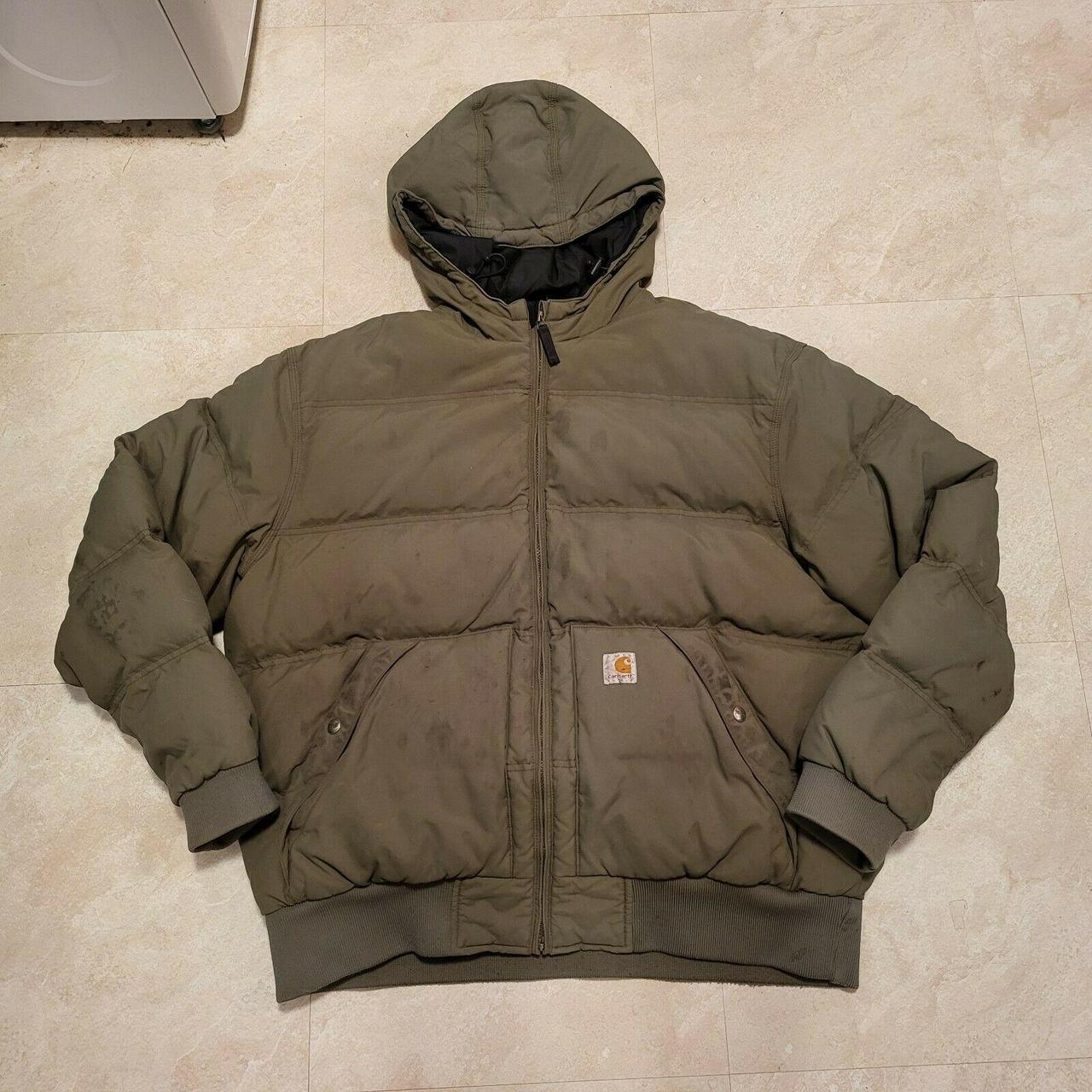 carhartt puffer jacket with hood