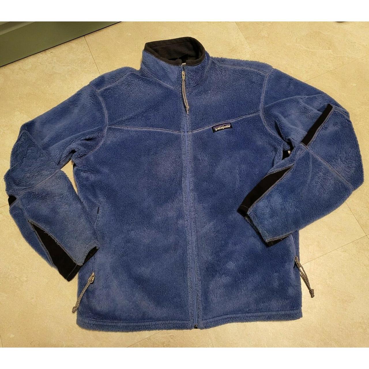 PATAGONIA R Regulator Full Zip Blue Fleece Jacket... - Depop