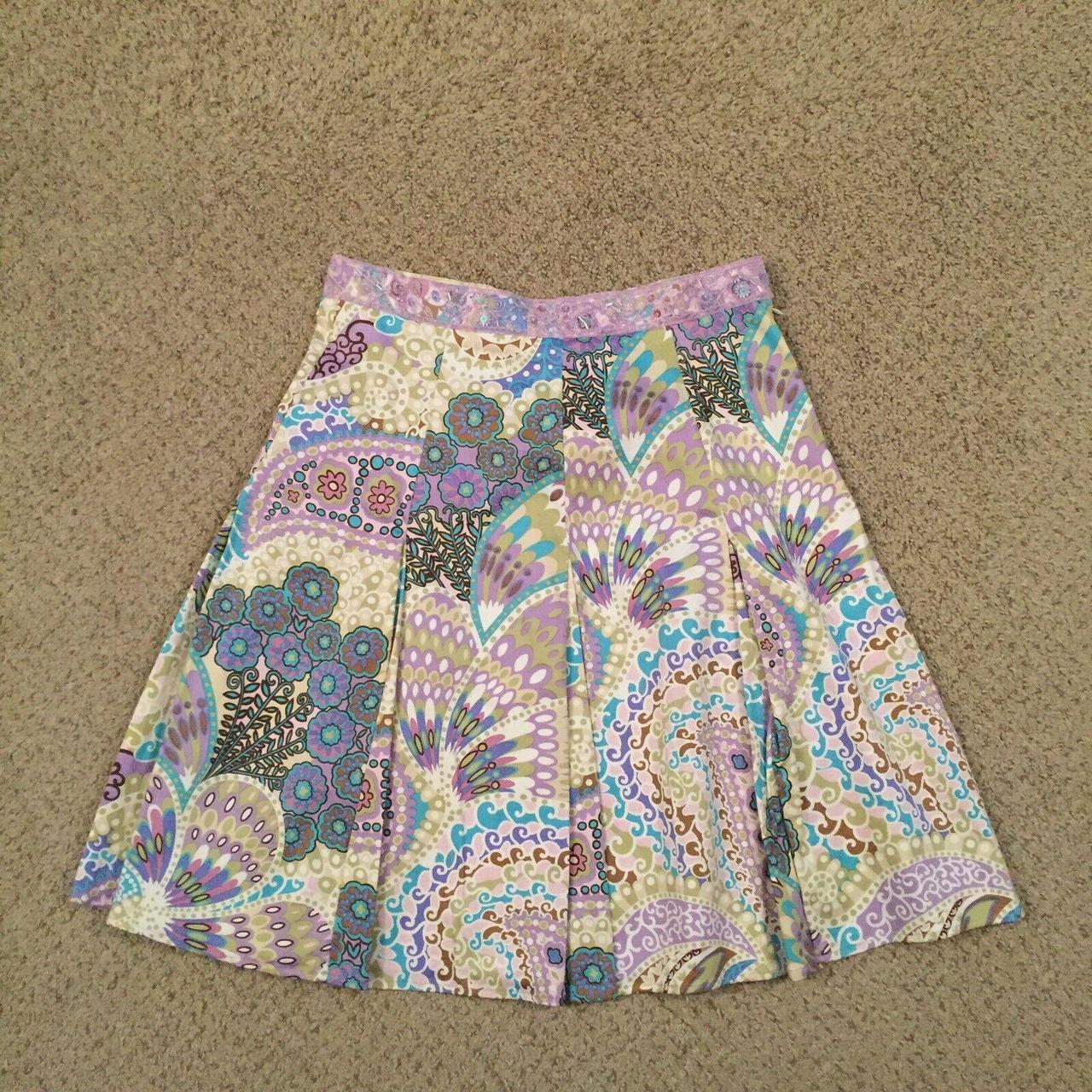 EF Collection Women's Purple Skirt