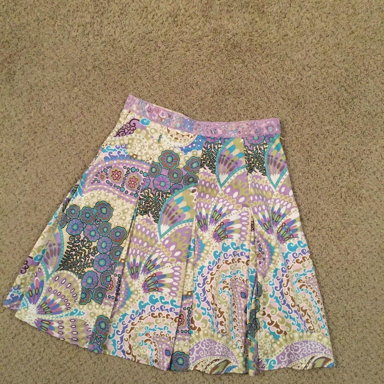 EF Collection Women's Purple Skirt (2)