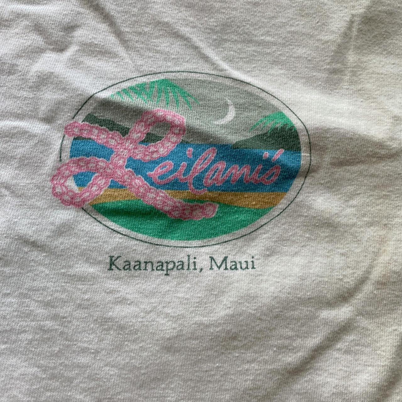 Vintage Crazy Shirts Leilanis Hawaii T-Shirt Single... - Depop