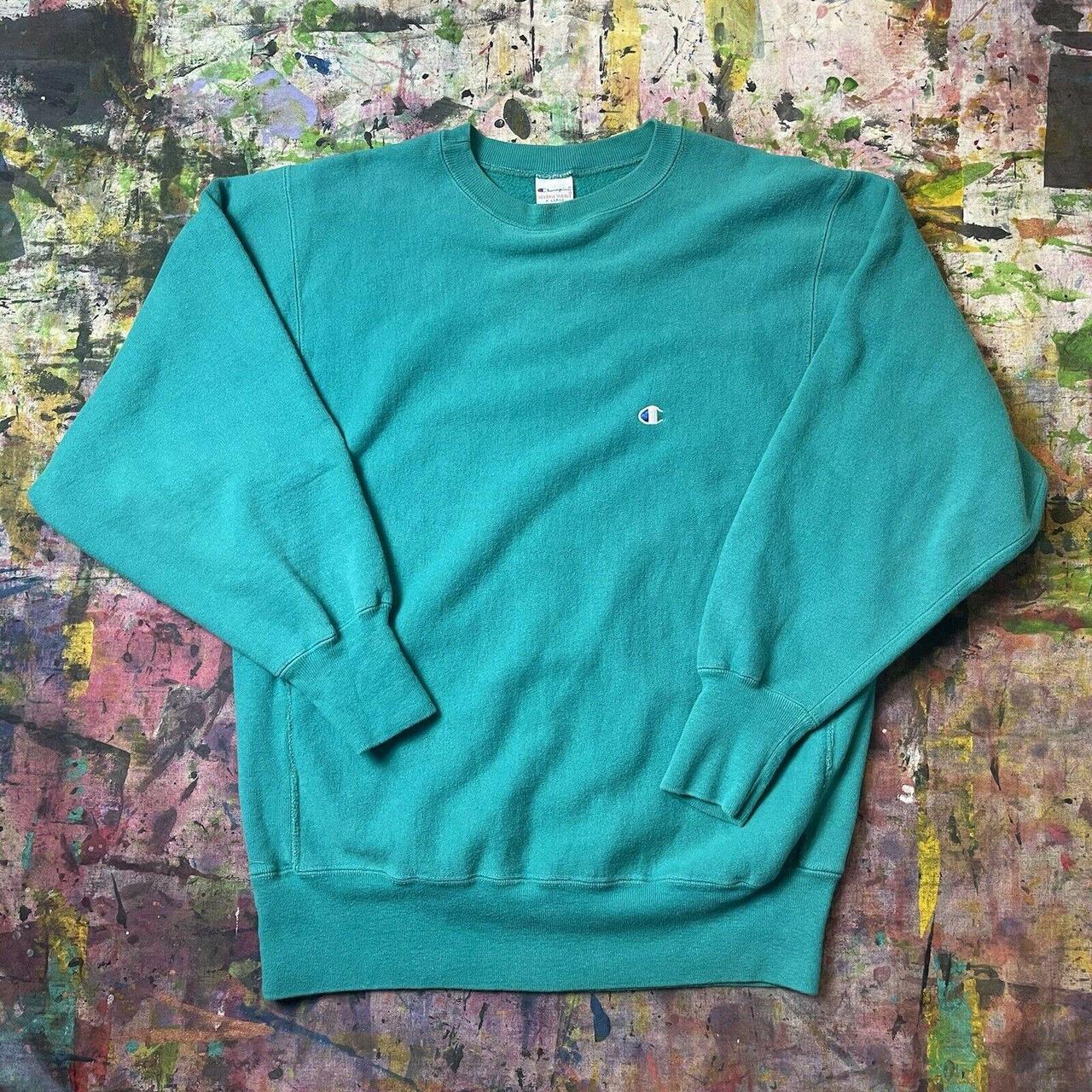 Vintage Champion Reverse Weave USA Made Crewneck... - Depop