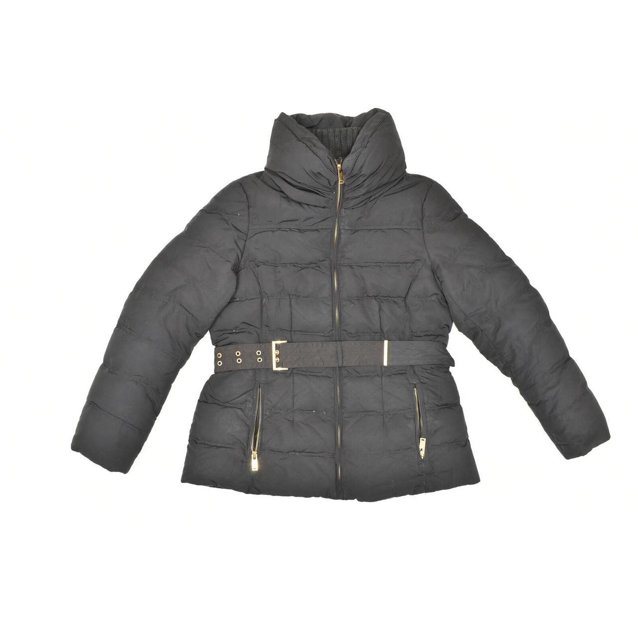 Zara Women's Size XL Puffer Jacket Down Blend Black... Depop