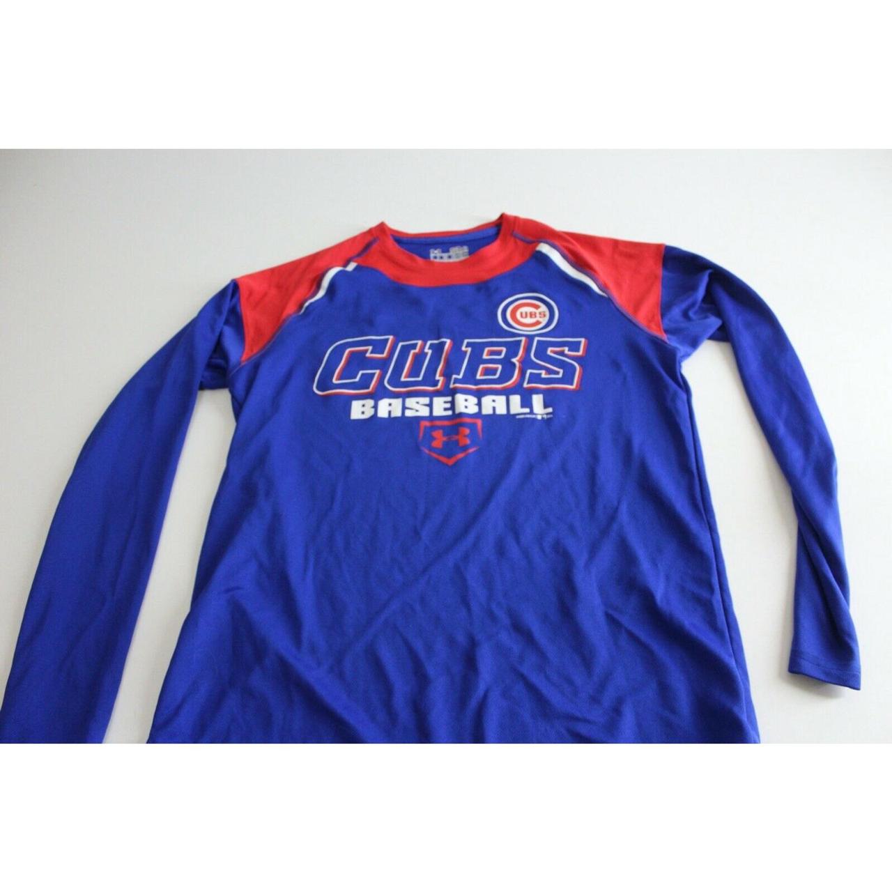 Under Armour Chicago Cubs Baseball Long Sleeve Shirt - Depop