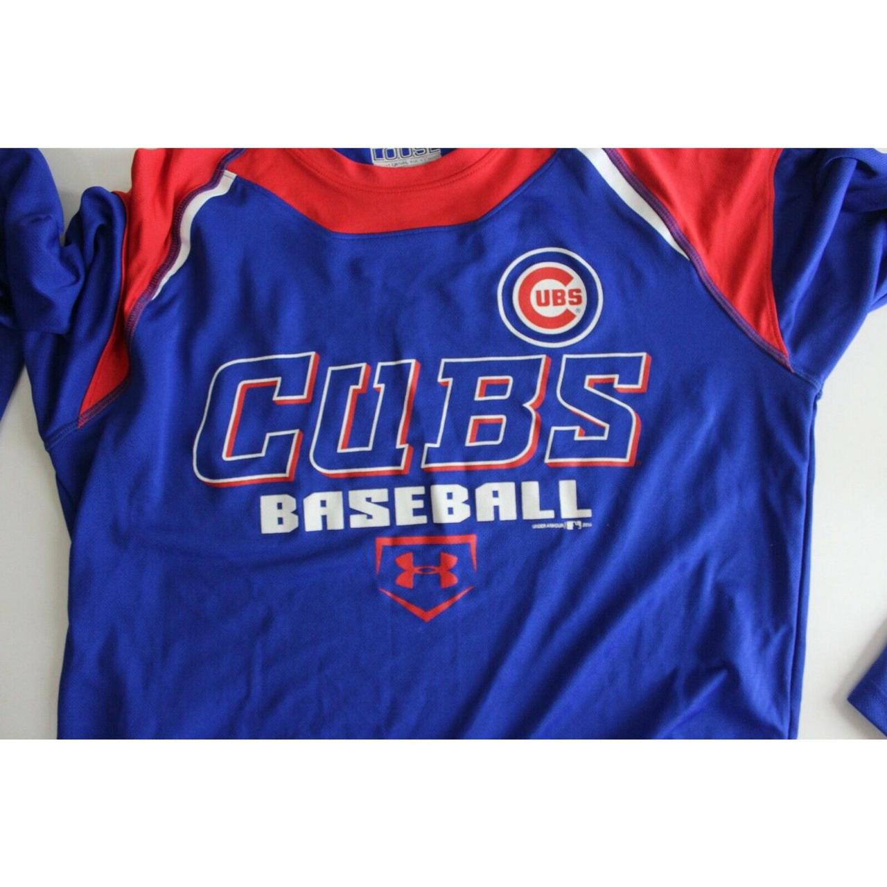 Under Armour Chicago Cubs Baseball Long Sleeve Shirt - Depop