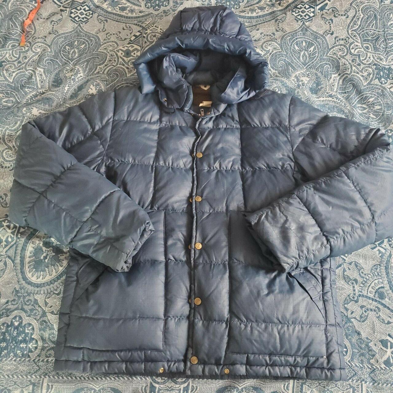 VTG 90S EDDIE BAUER EB DOWN PUFFER JACKET SZ MEDIUM...