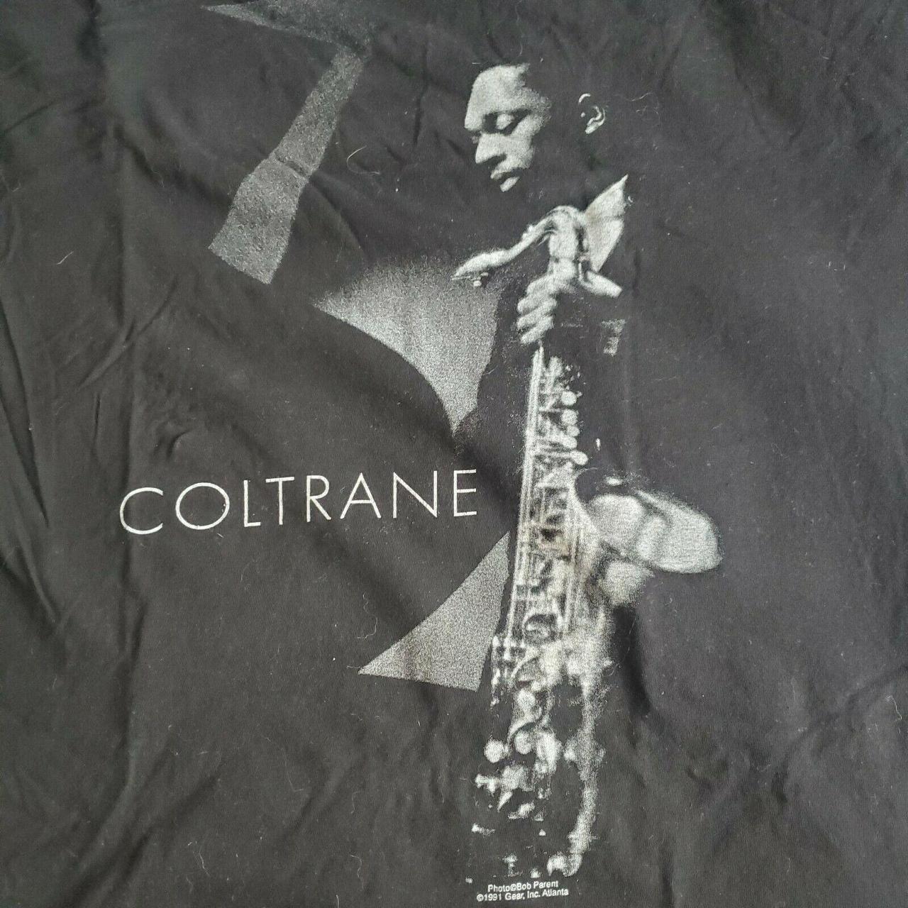 1991 Gildan Bob Parent Photo John Coltrane Jazz T... - Depop
