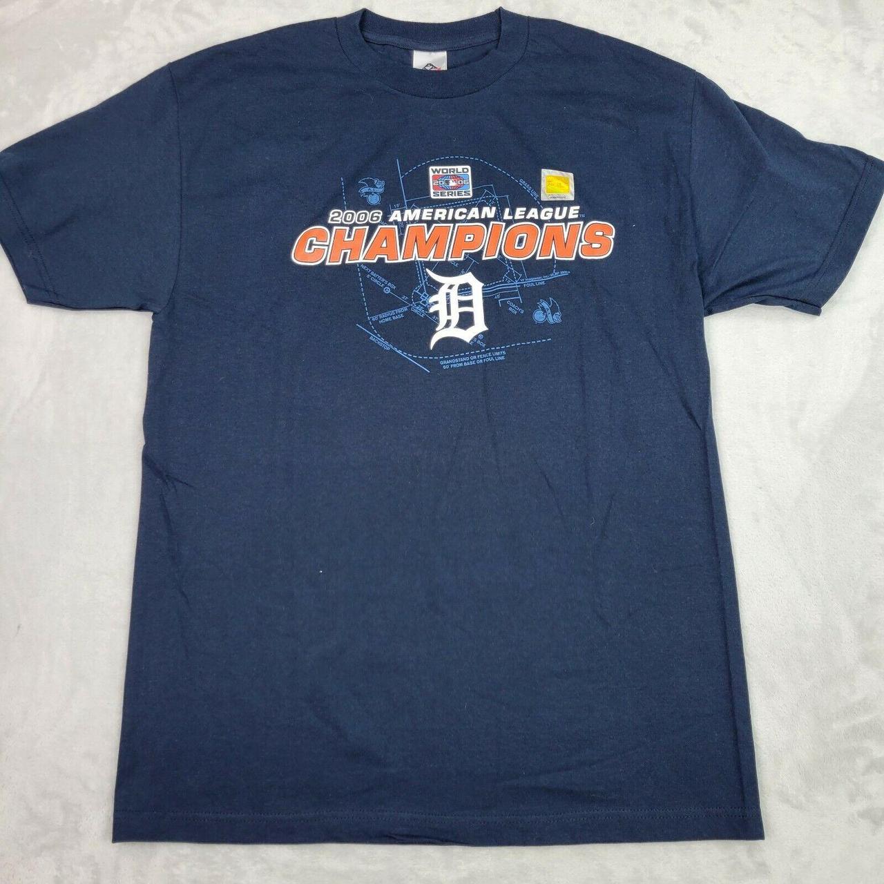Detroit Tigers Jersey Adult XL Navy Blue MLB - Depop