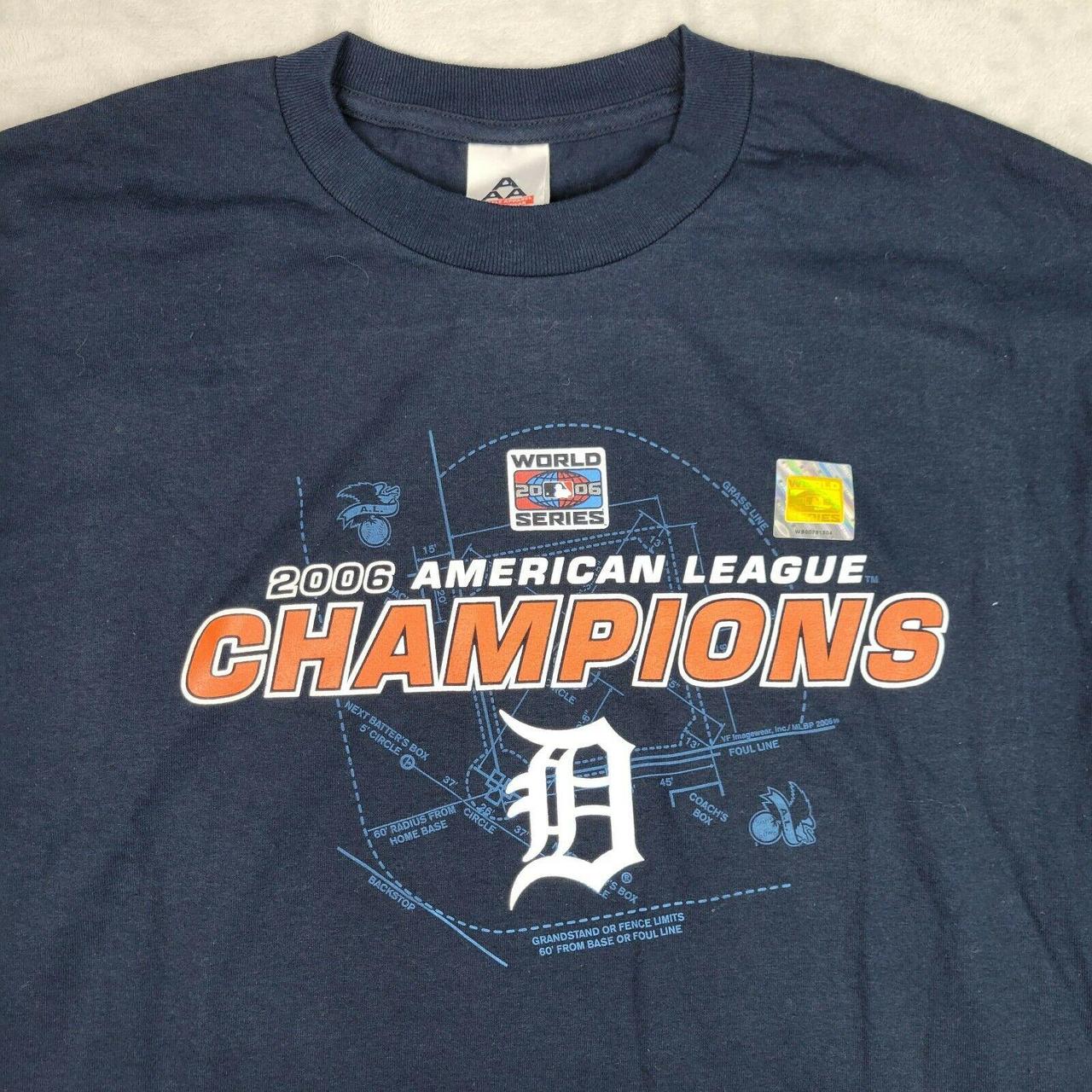 Detroit Tigers Jersey Adult XL Navy Blue MLB - Depop