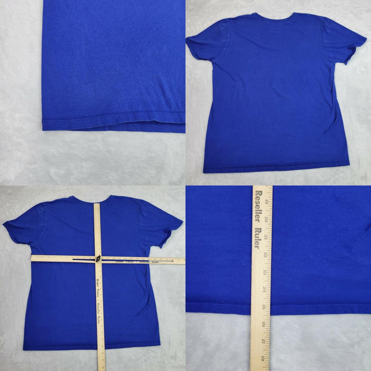 Nike Dri Fit Shirt Cubs Baseball Short Sleeve Blue - Depop