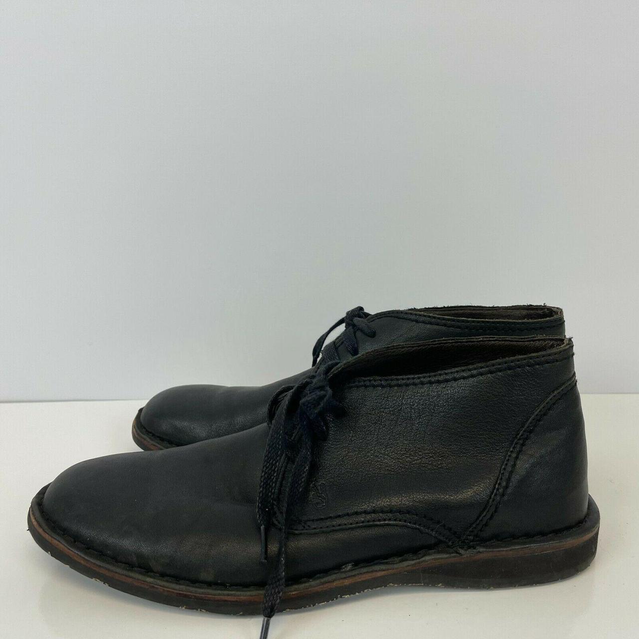 John Varvatos USA Leather Ankle Desert Boots Lace Up... - Depop