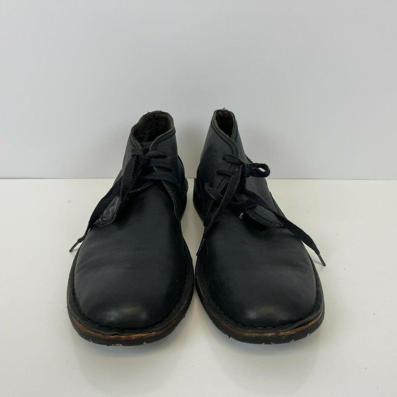 John Varvatos USA Leather Ankle Desert Boots Lace Up... - Depop