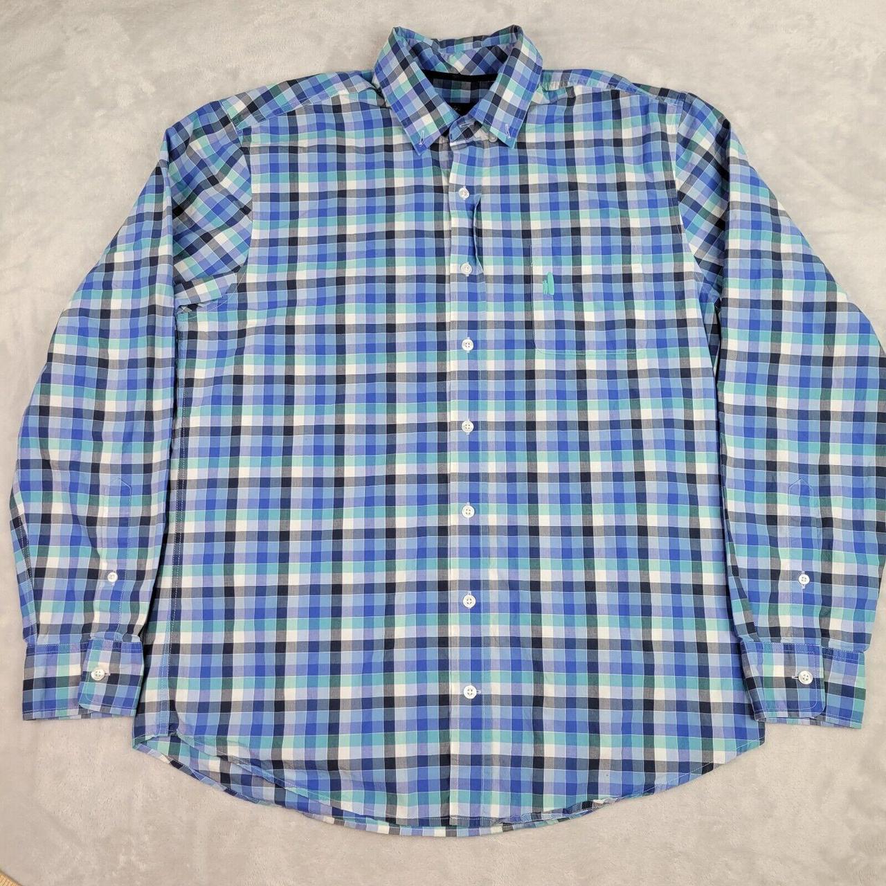 Product Image 1 - Johnnie-O Mens Shirt Large Blue