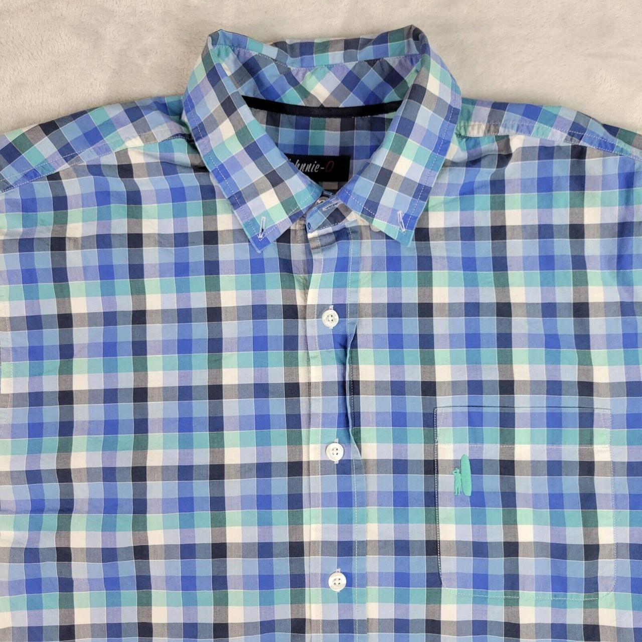 Product Image 2 - Johnnie-O Mens Shirt Large Blue