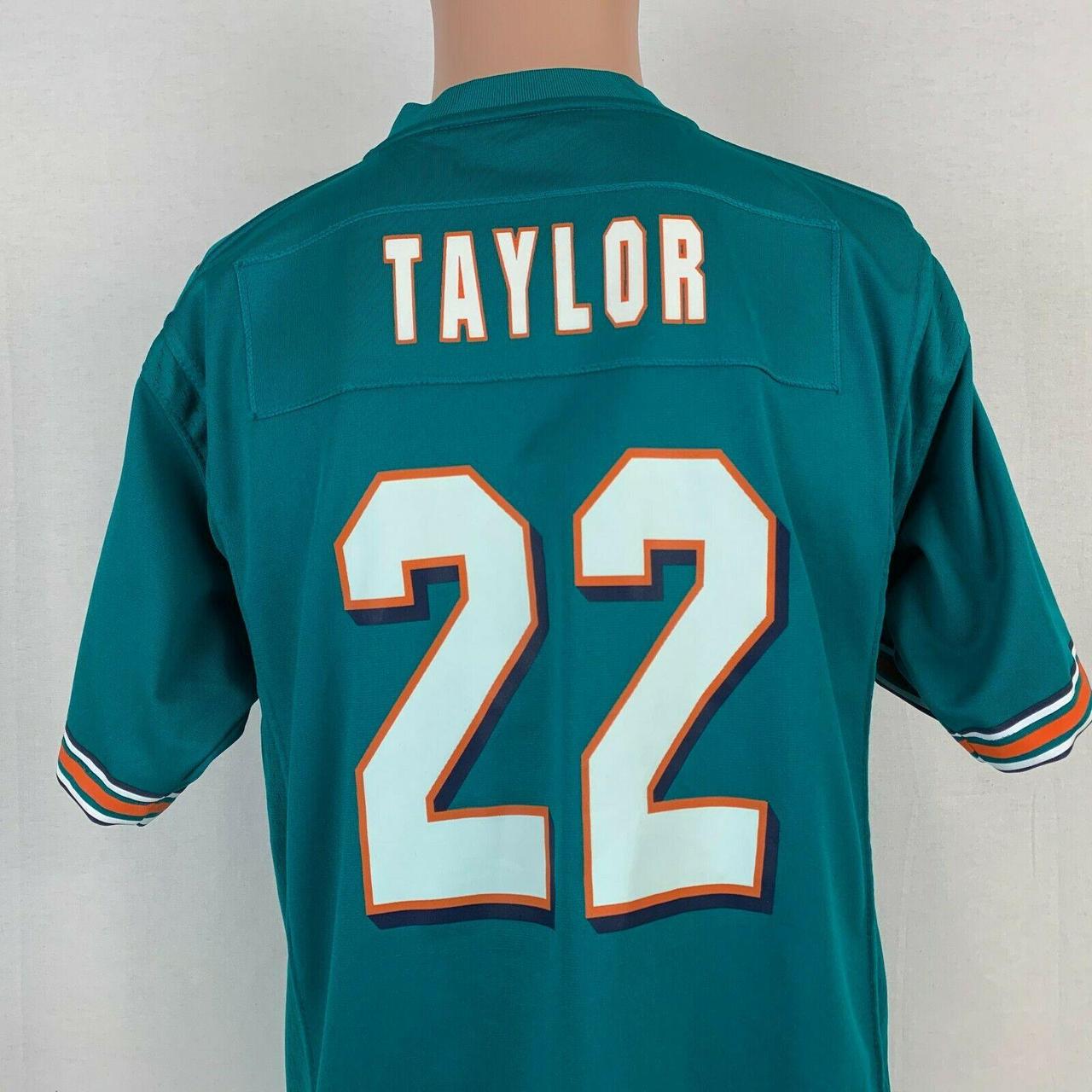 Men's Miami Dolphins #22 Jamar Taylor Nike White Elite Jersey on