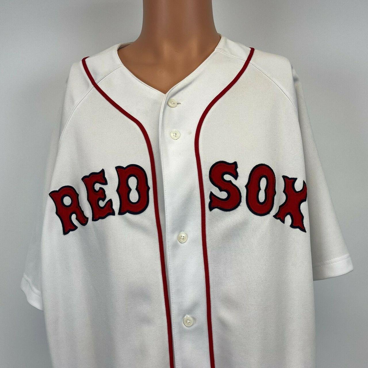 Russell Athletic Boston Red Sox Blank Jersey Vtg 90s - Depop