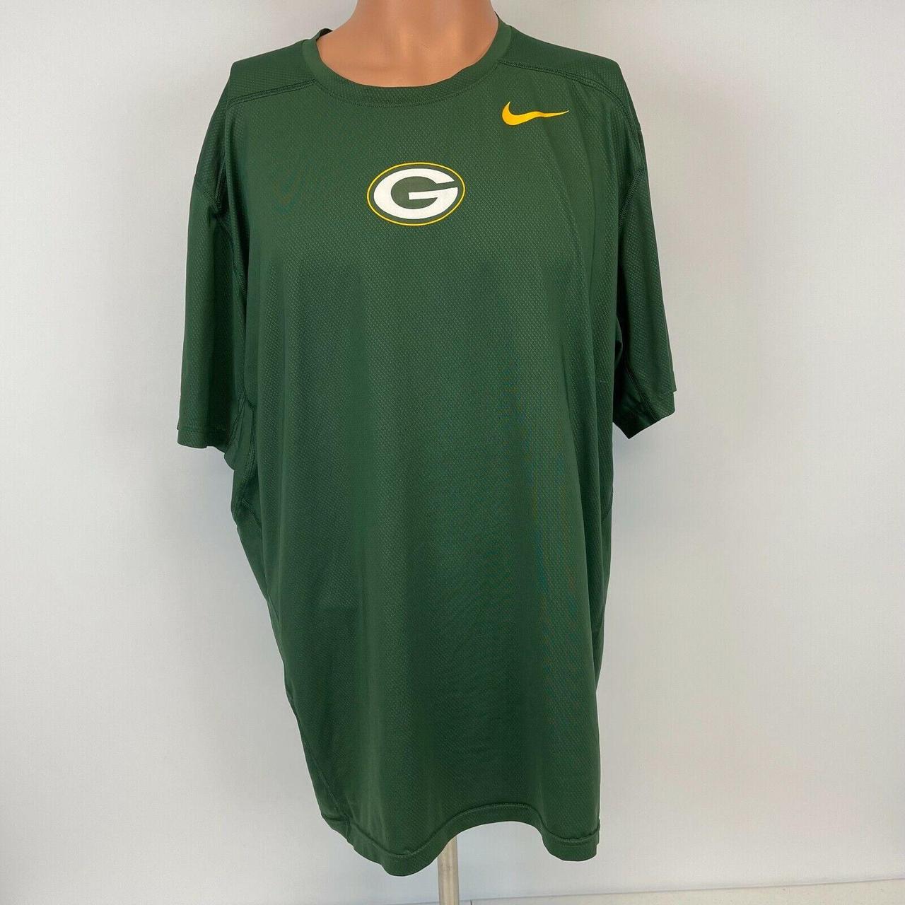 Nike Green Bay Packers Dri Fit Grey Long Sleeve - Depop