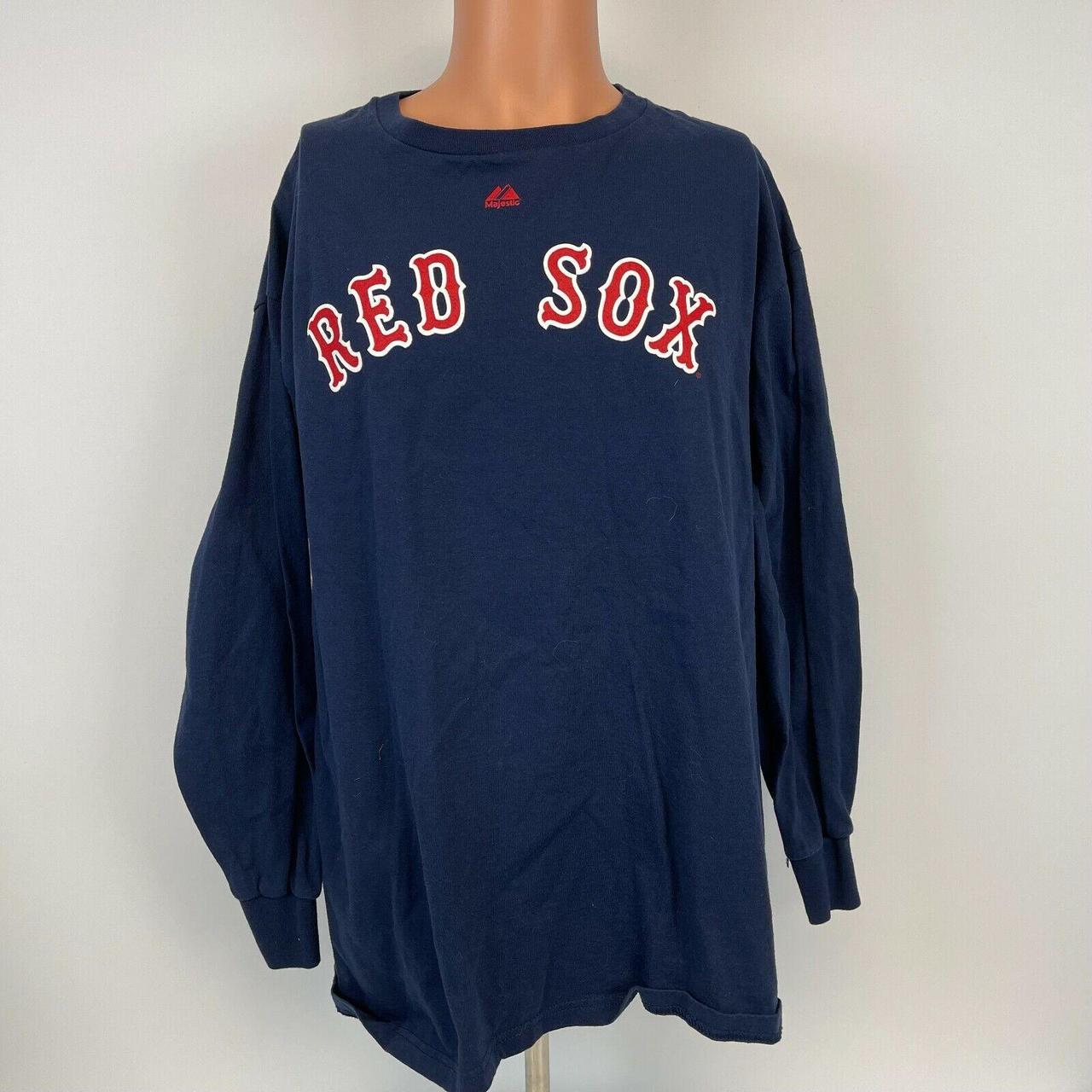 Majestic Ted Williams Boston Red Sox Jersey T Shirt - Depop