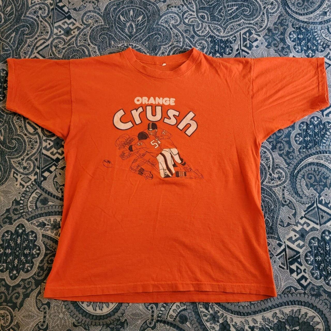 Unbranded, Tops, Vintage 7s Orange Crush Defense Denver Broncos Tshirt