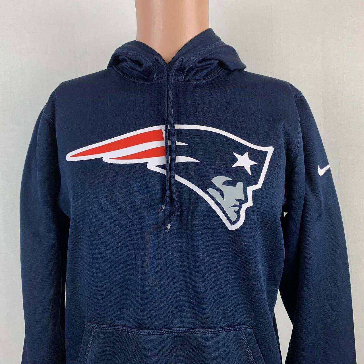 New England Patriots Nike Hoodie Sz - Depop