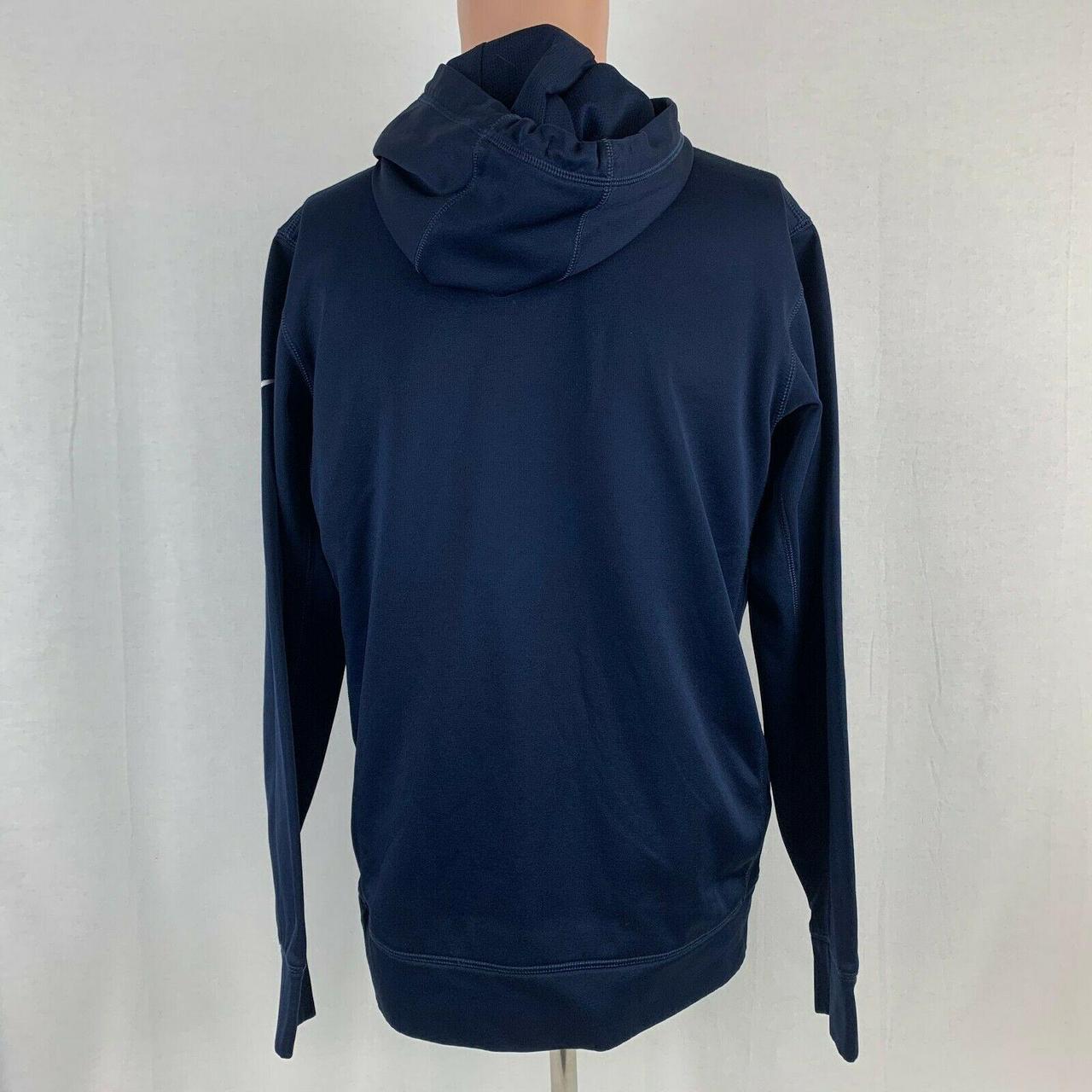 Nike Therma-Fit Navy Blue Patriots Hoodie - Depop