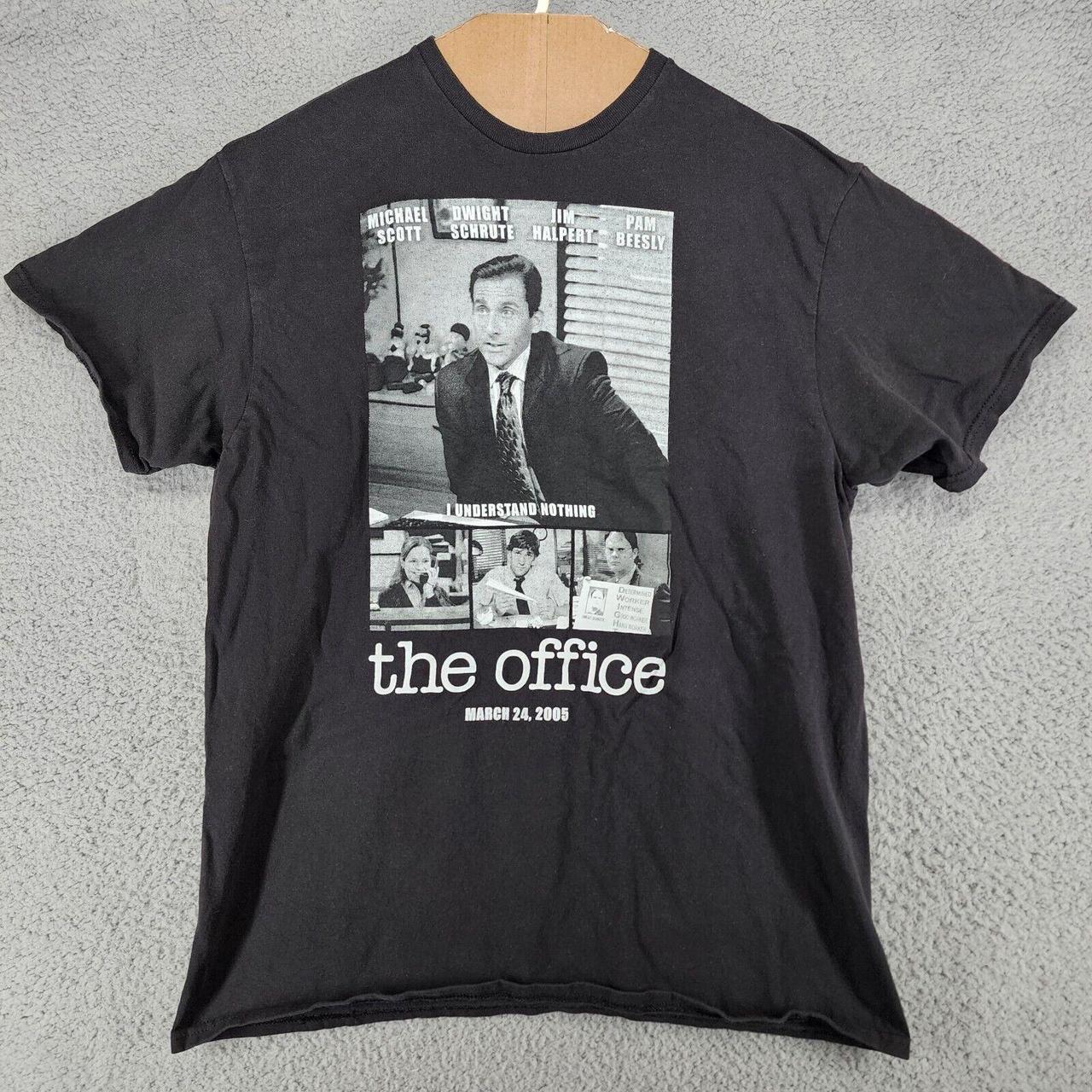 Office Men's Black T-shirt | Depop
