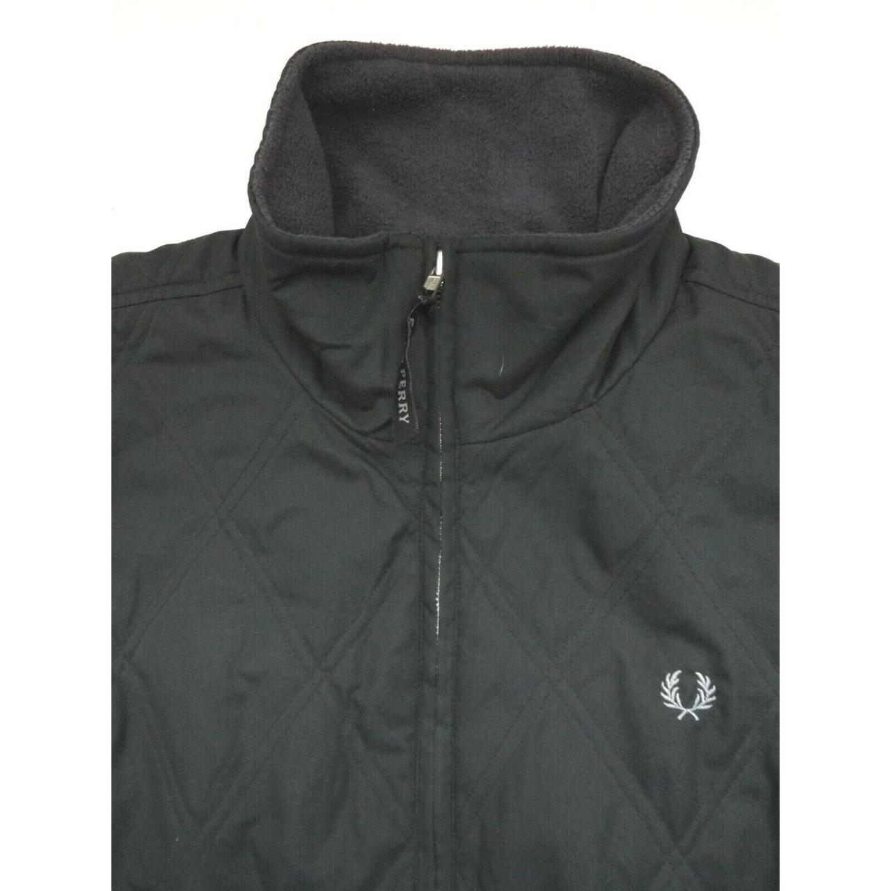 fred perry quilted jacket