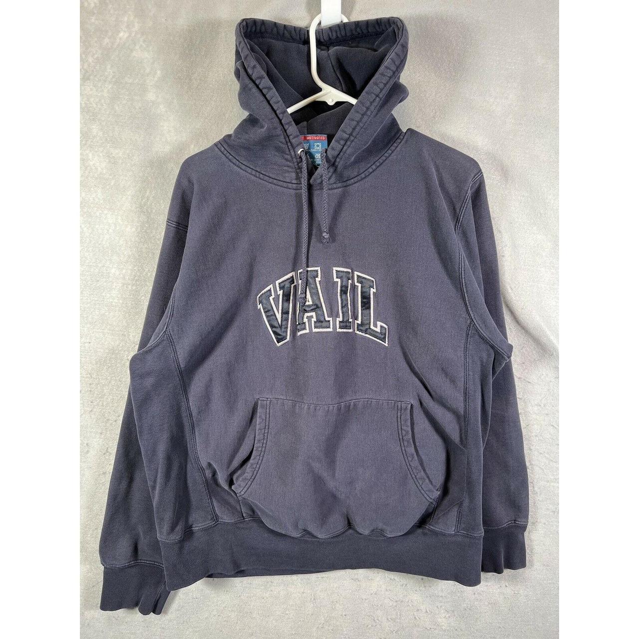 A1 VINTAGE 90S VAIL COLORADO SKI HOODIE SWEATSHIRT... - Depop