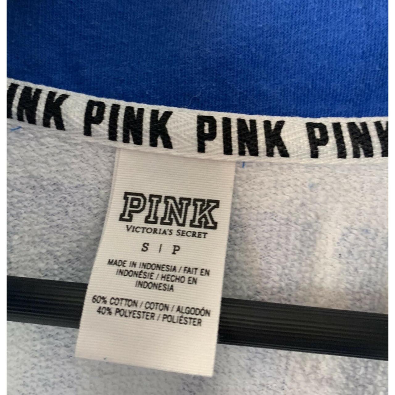 Pinko Women's White and Pink Sweatshirt | Depop