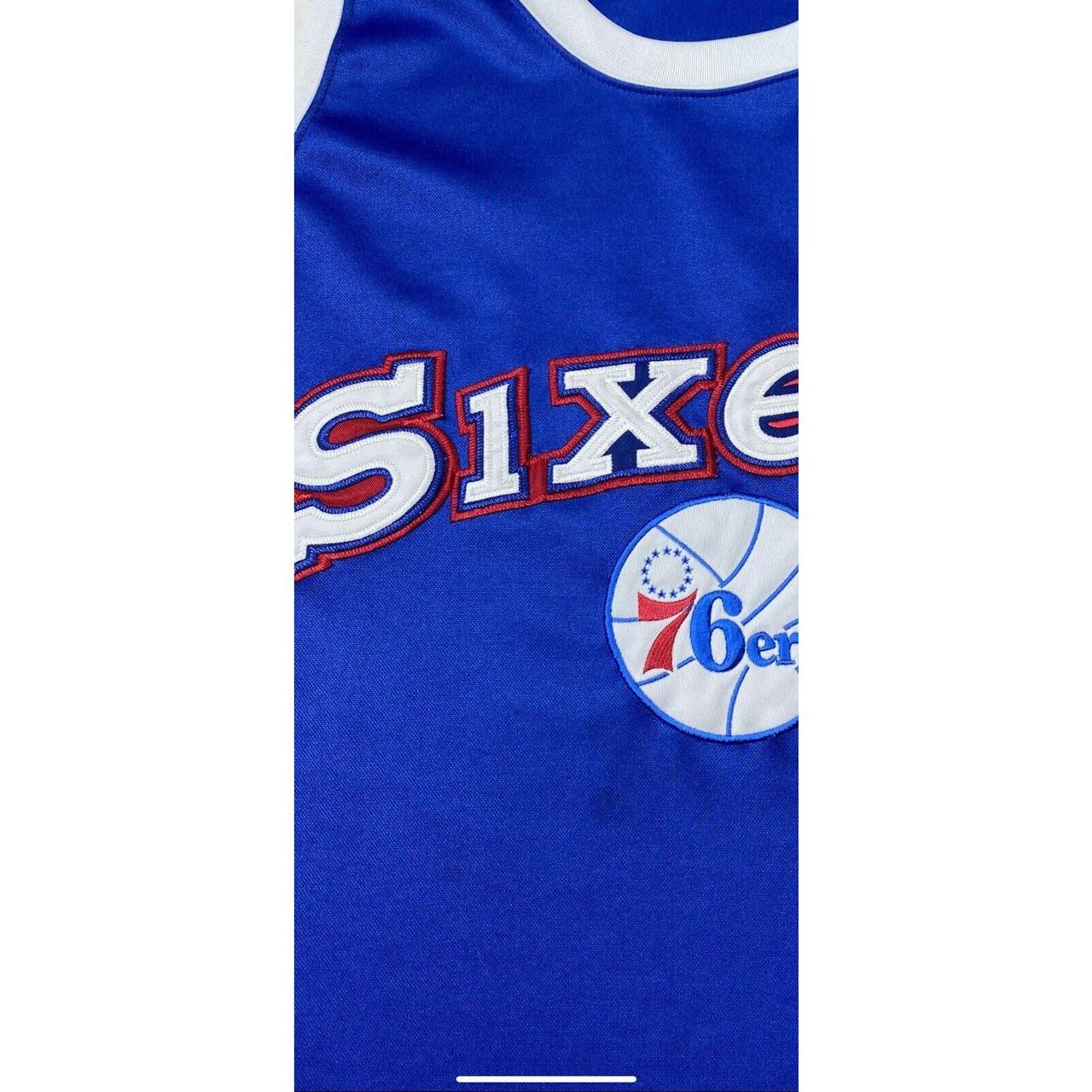 MEN'S VTG MAJESTIC NBA PHILADELPHIA 76ERS BASKETBALL - Depop