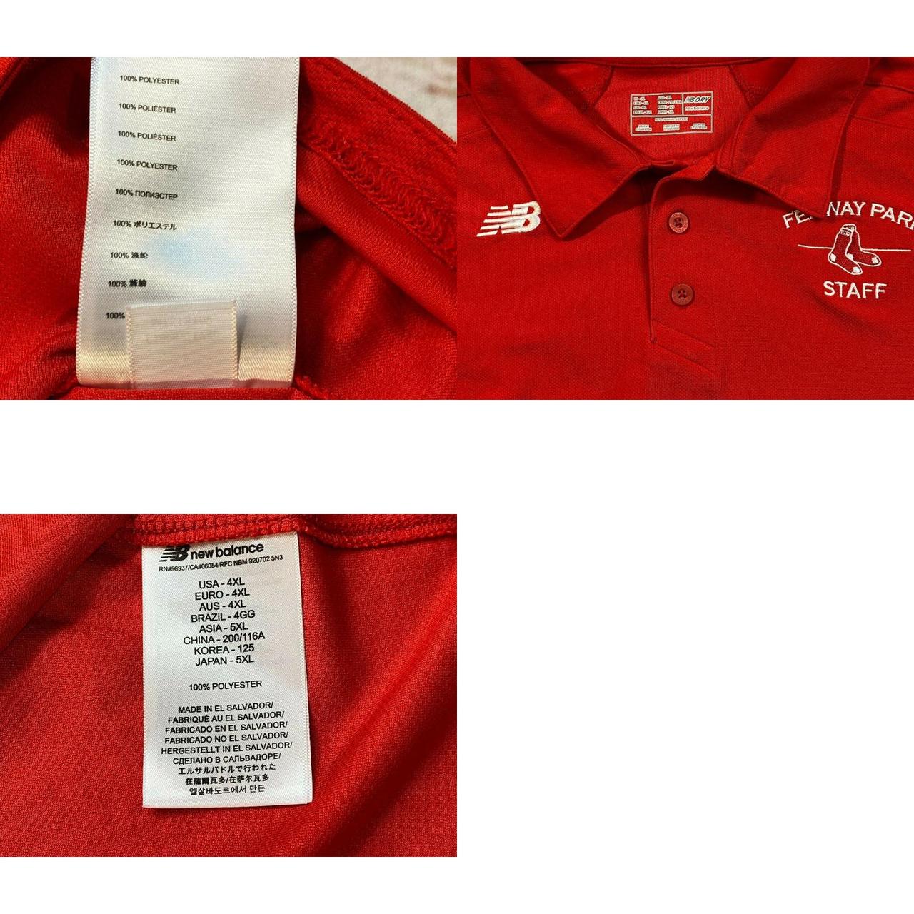 BOSTON RED SOX FENWAY PARK BASEBALL SS POLO SHIRT - Depop