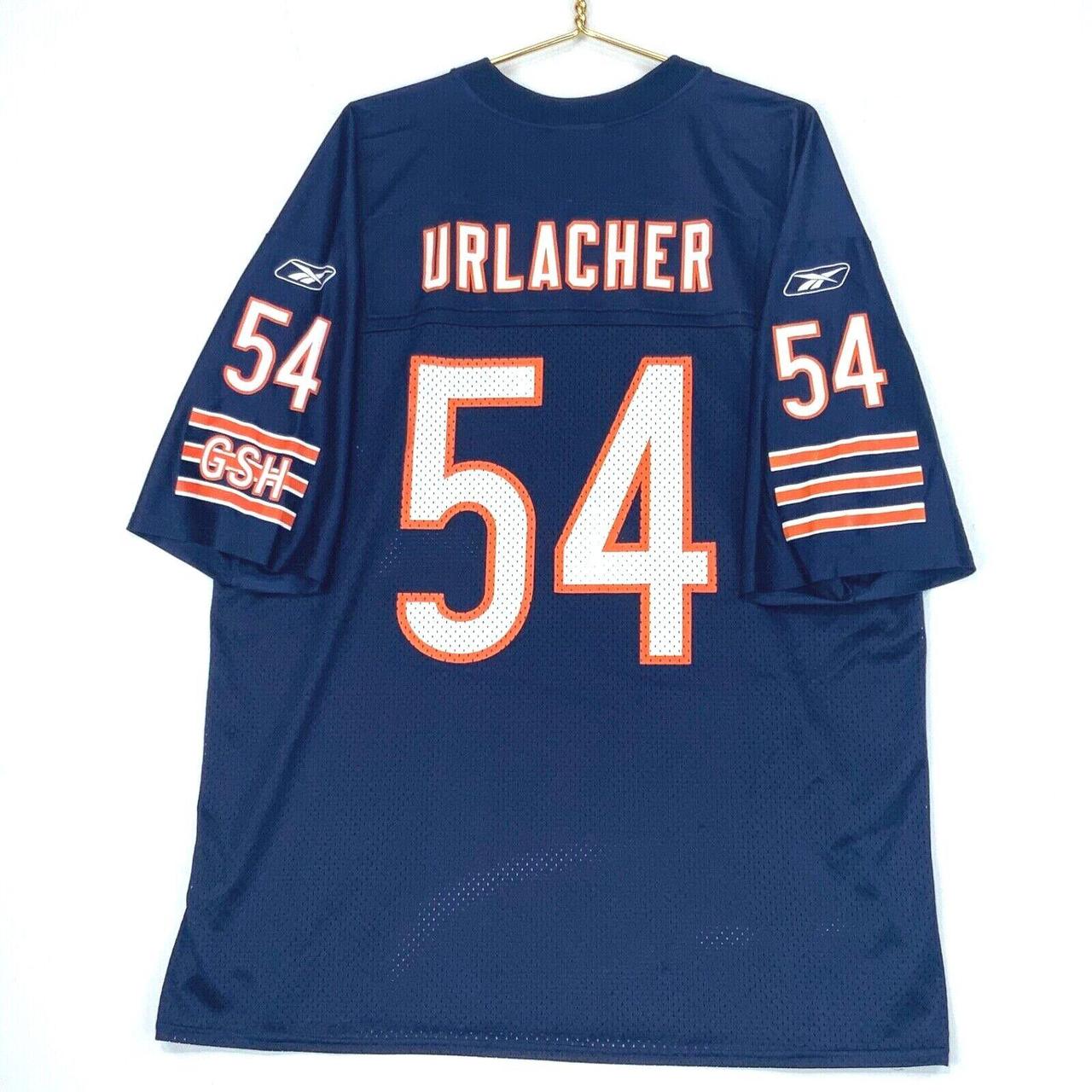 Reebok, Shirts, Orange Reebok Brian Urlacher Jersey 54