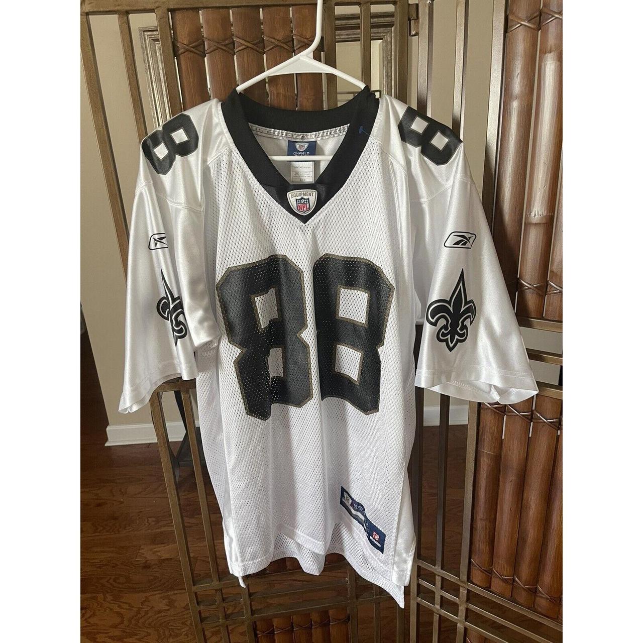 JEREMY SHOCKEY NEW ORLEANS SAINTS REEBOK MEN'S WHITE - Depop