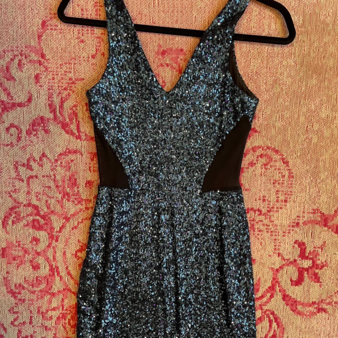 bebe sequin dress