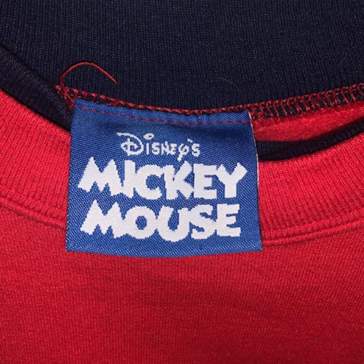 Disney Mickey Mouse all embroidered sweat shirt... - Depop