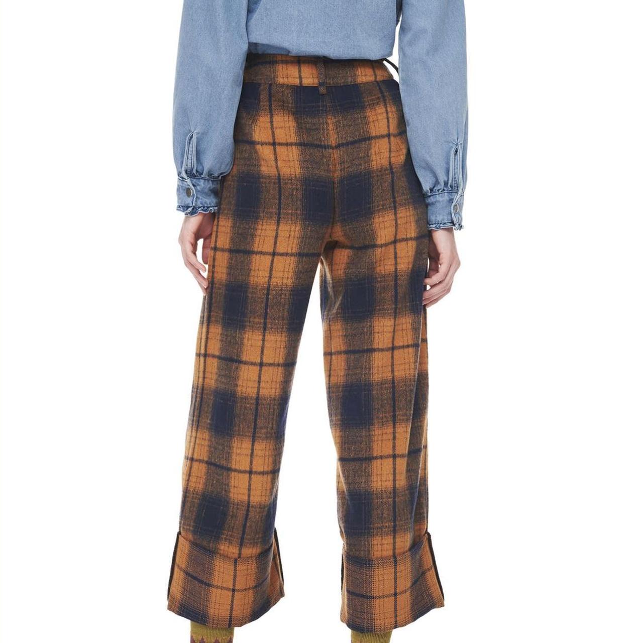 Cider plaid pants Bag Boy Cropped Trousers perfect... Depop