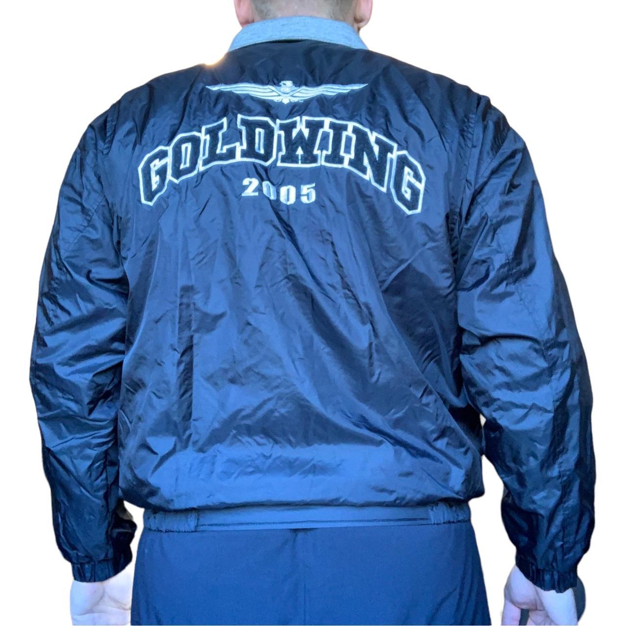 Reclaimed Vintage Men's Black and White Jacket Depop