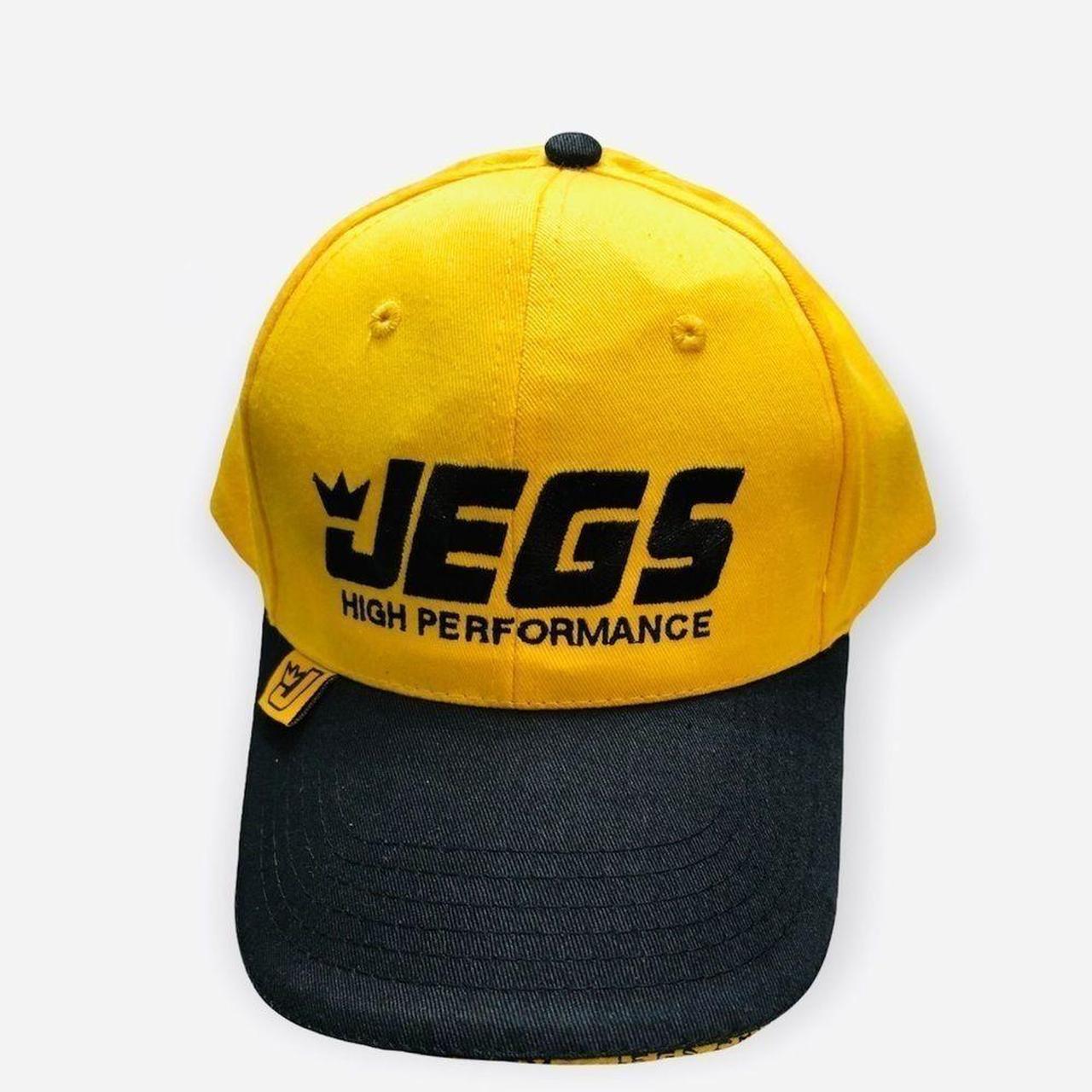 Mens Jegs High Performance NHRA racing cap yellow... Depop