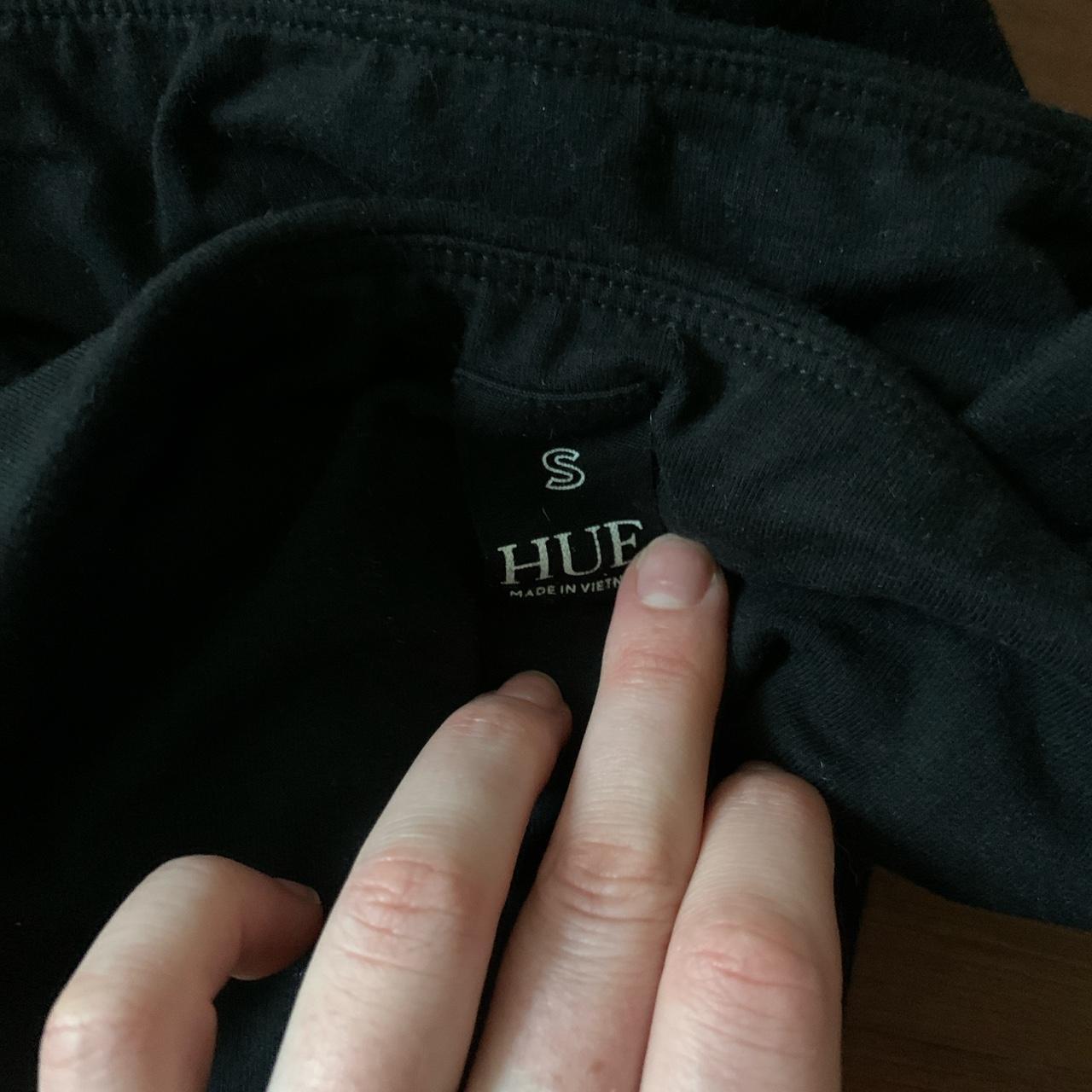 Hue cropped halter top. Size small. Black. Worn a... - Depop