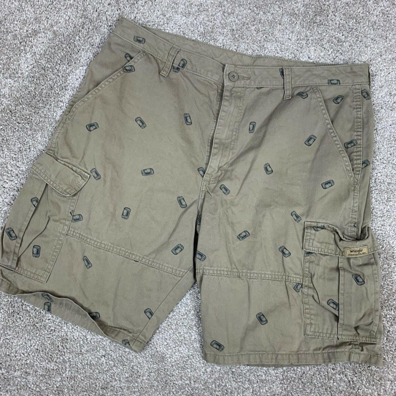 wrangler beer can shorts