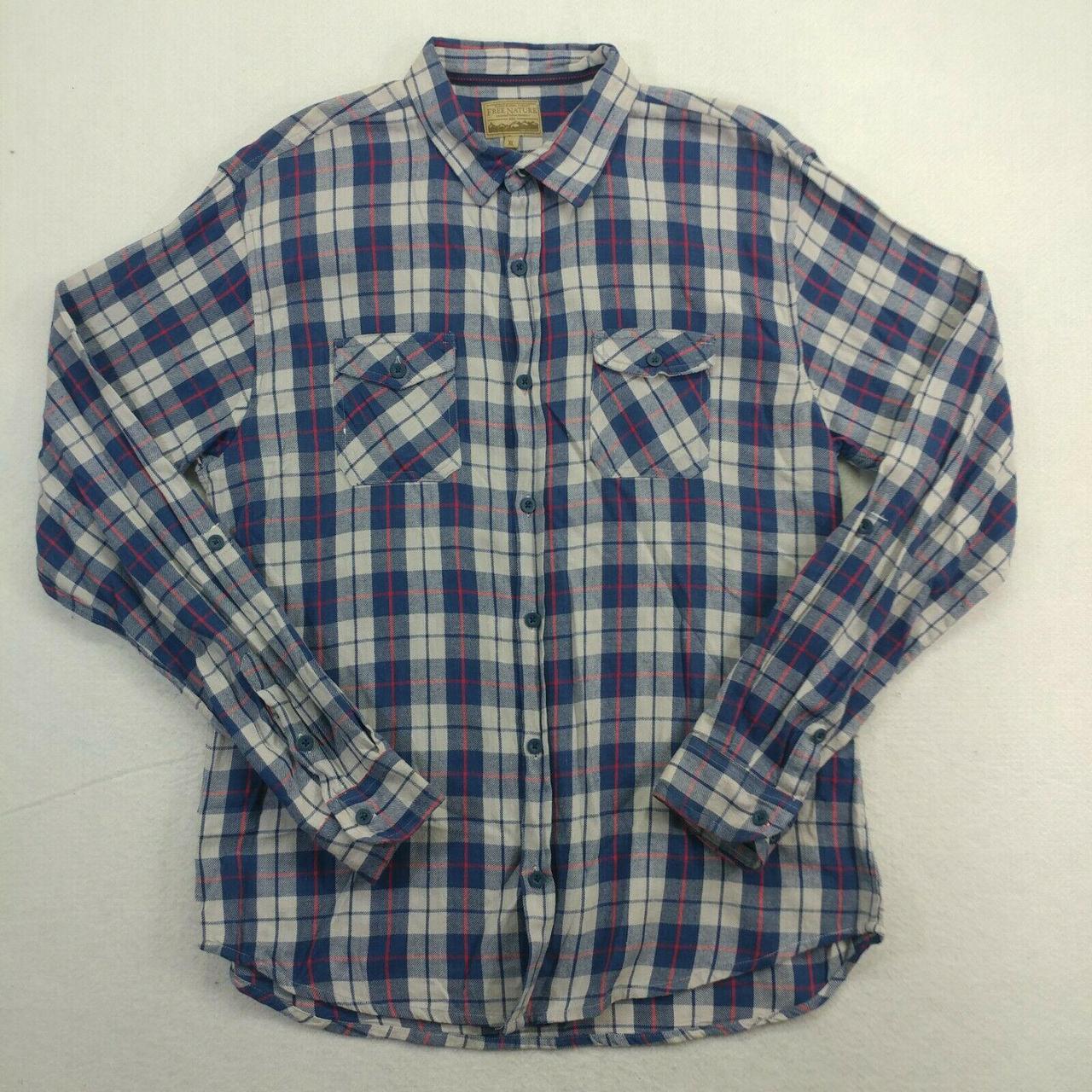 Free Nature Shirt Mens Extra Large XL Button Up... - Depop