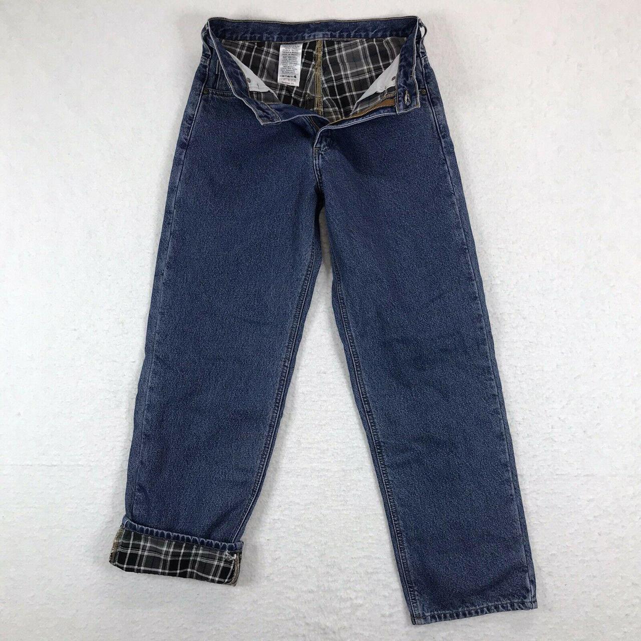 men's flannel lined jeans 30x32