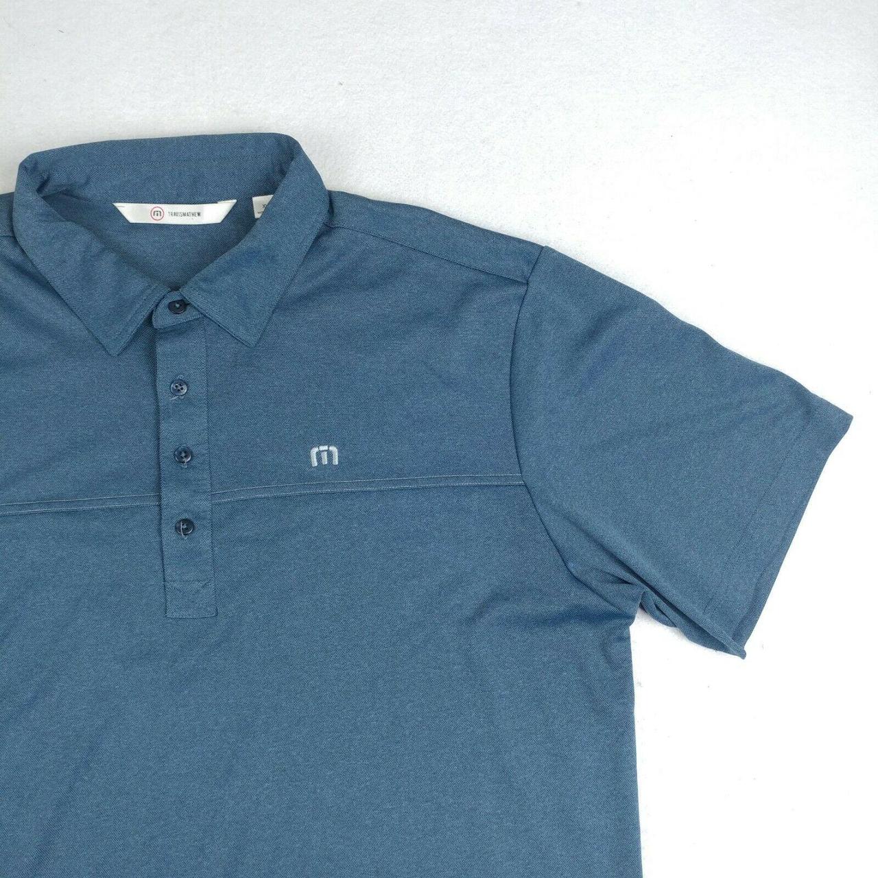 TravisMathew Men's Blue Polo-shirts | Depop