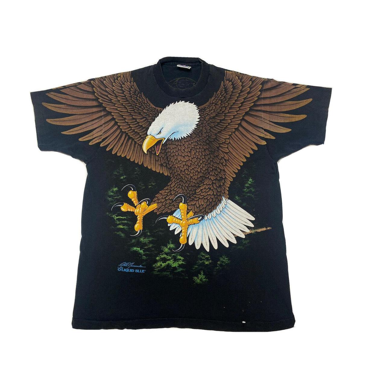 liquid blue eagle tee