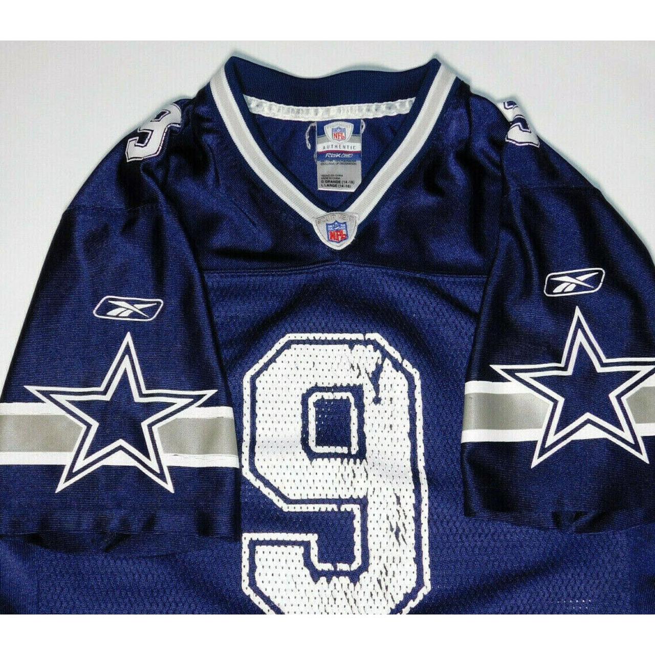 Vintage Y2K Dallas Cowboys Reebok NFL Tony Romo Jersey - Depop